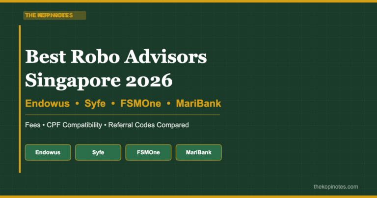 Best Robo Advisors Singapore 2026: Endowus, Syfe, FSMOne & MariBank Compared