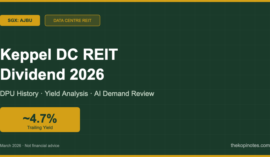 Keppel DC REIT dividend 2026 featured image SGX AJBU data centre REIT Singapore