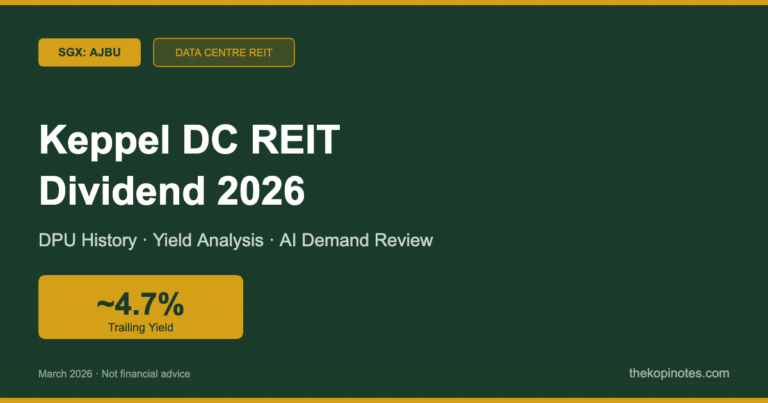 Keppel DC REIT Dividend 2026: DPU History, Yield & Full Review (SGX: AJBU)