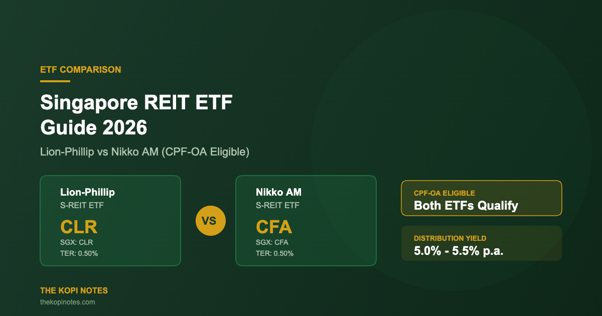Singapore REIT ETF Guide 2026: Lion-Phillip vs Nikko AM (CPF-OA Eligible)