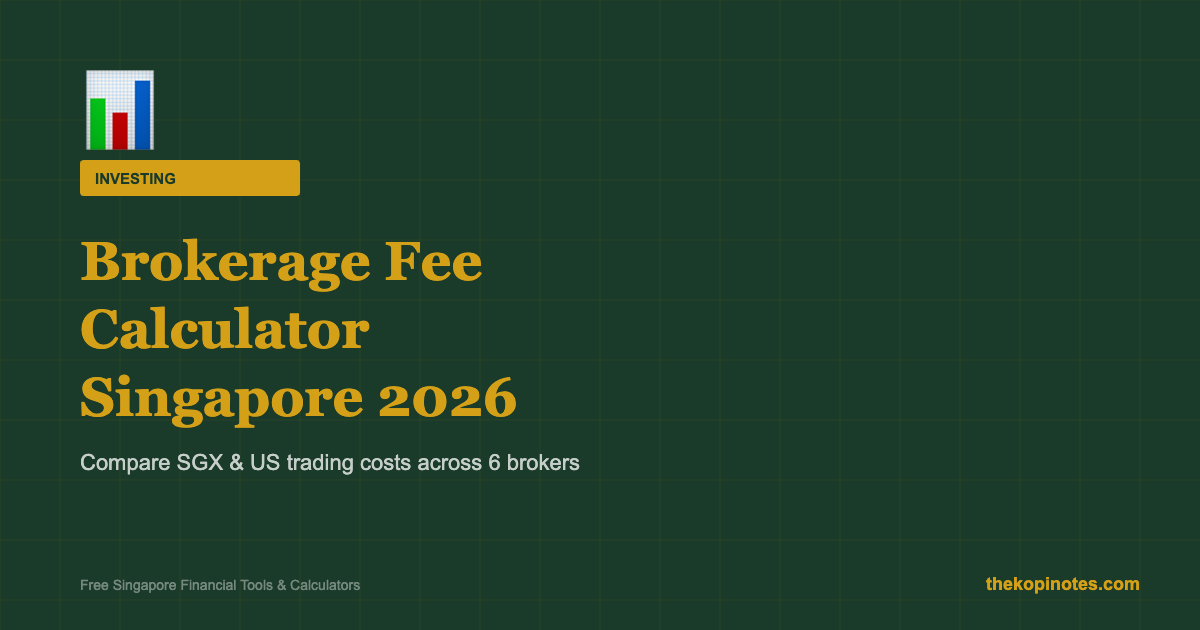 Brokerage Fee Calculator Singapore 2026