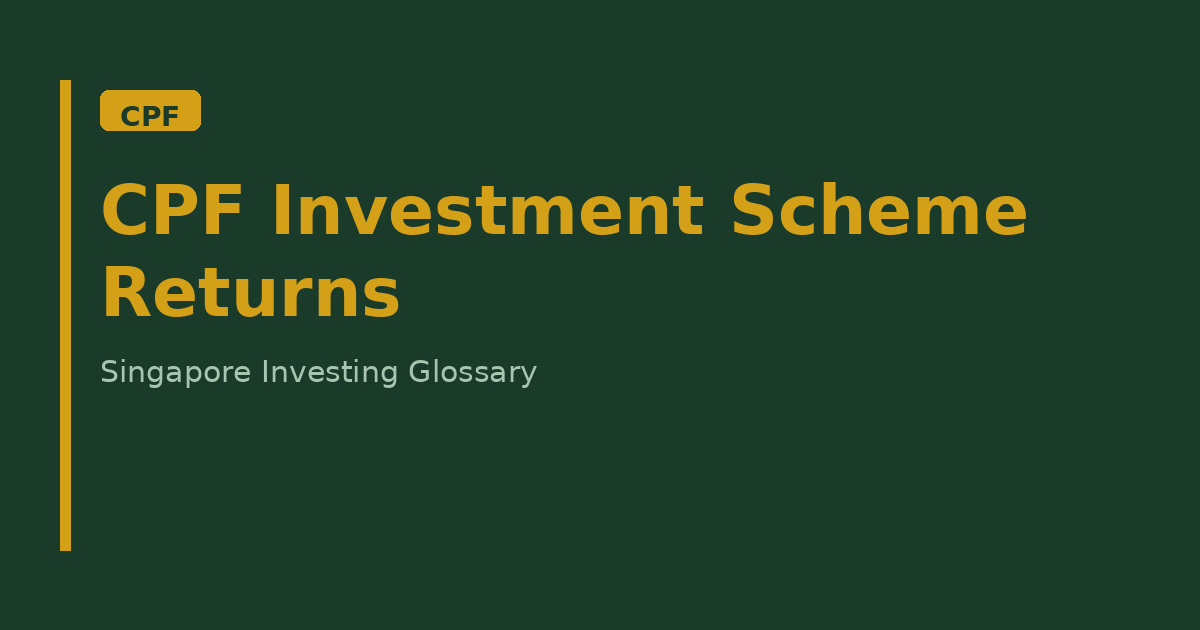 CPF Investment Scheme Returns