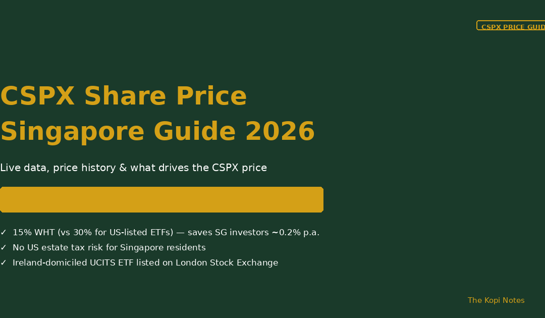 CSPX Share Price Singapore Guide 2026 — The Kopi Notes