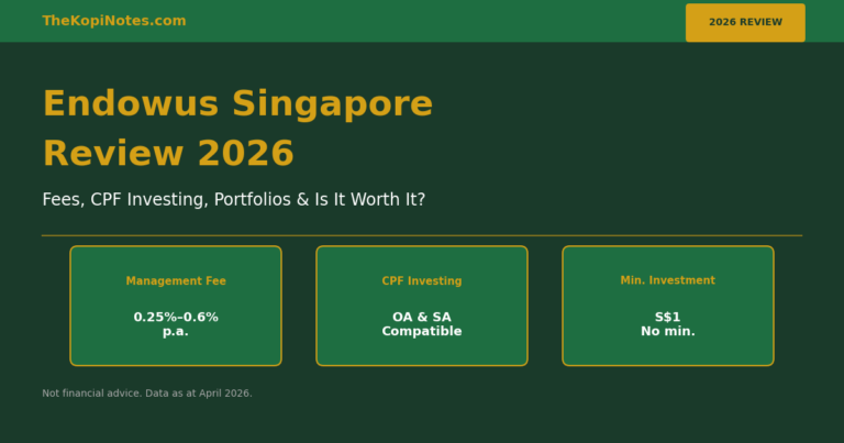 Endowus Singapore Review 2026: Fees, CPF Investing, Portfolios & Is It Worth It?
