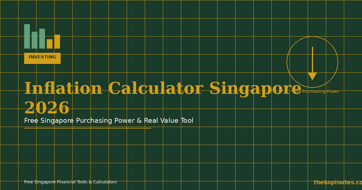 Inflation Calculator Singapore 2026 — Purchasing Power Tool