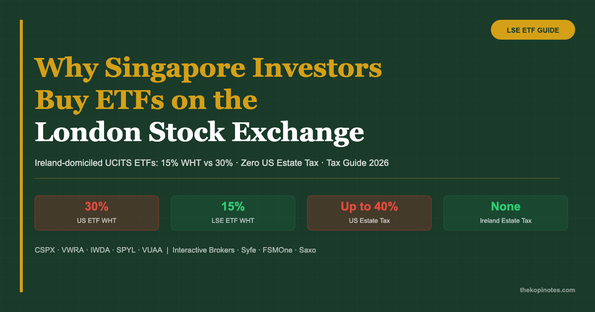 Why Singapore Investors Buy ETFs on the London Stock Exchange: The Full Tax Guide (2026)