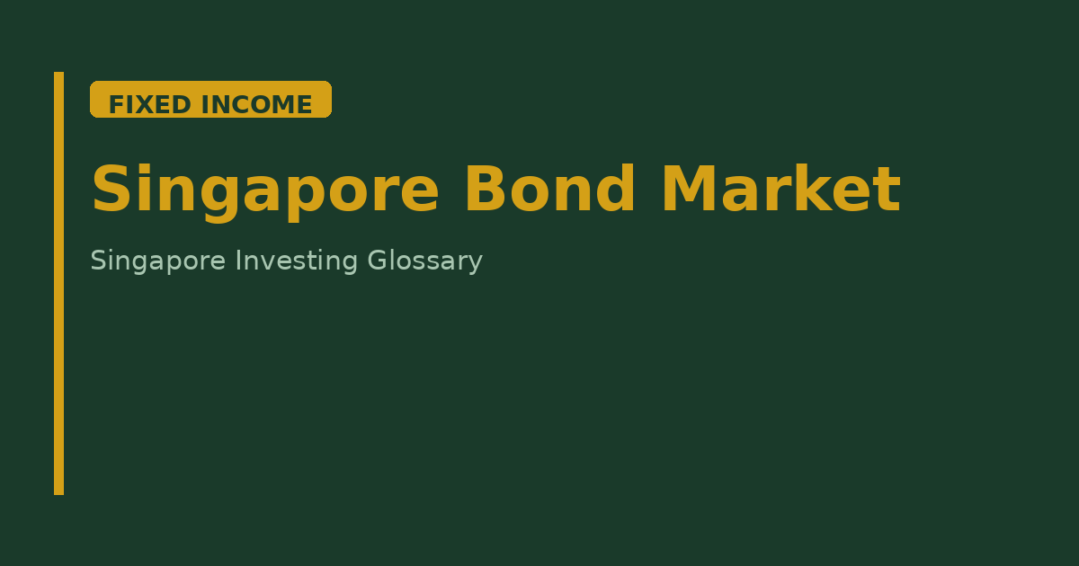 Singapore Bond Market