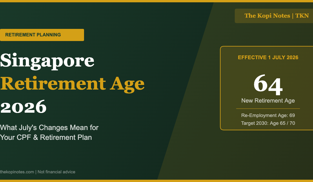 Singapore Retirement Age 2026 — CPF and retirement planning guide
