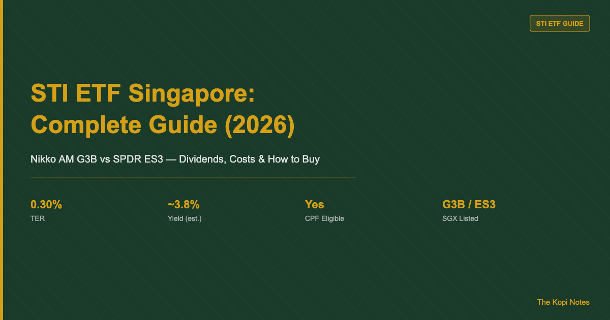 STI ETF Singapore: Complete Guide to Nikko AM & SPDR (2026)