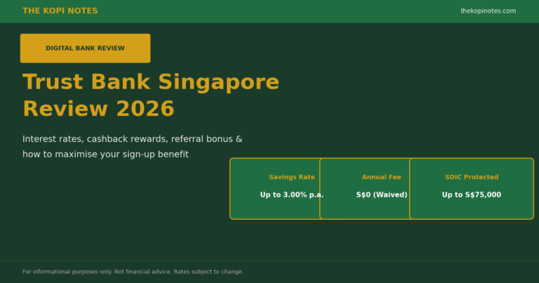 Trust Bank Singapore Review 2026: Is It Worth Signing Up?