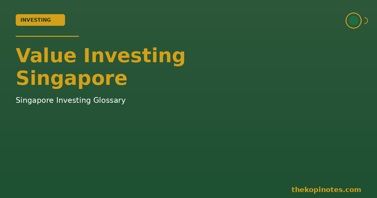 Value Investing Singapore — The Kopi Notes