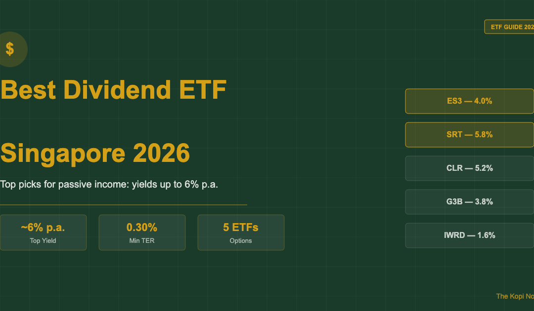 Best Dividend ETF Singapore 2026: Top Picks for Passive Income Investors — The Kopi Notes