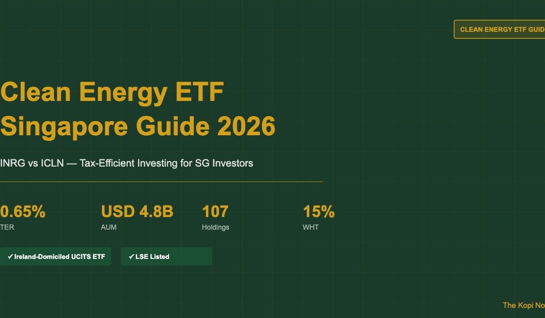 Clean Energy ETF Singapore Guide 2026 — The Kopi Notes