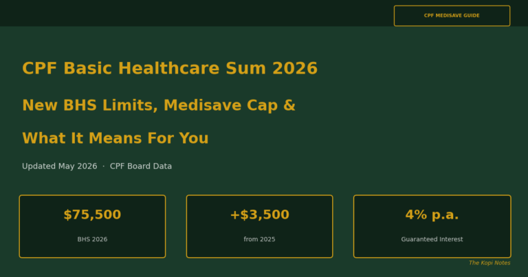 CPF Basic Healthcare Sum 2026: New Limits, Medisave Cap & What It Means For You