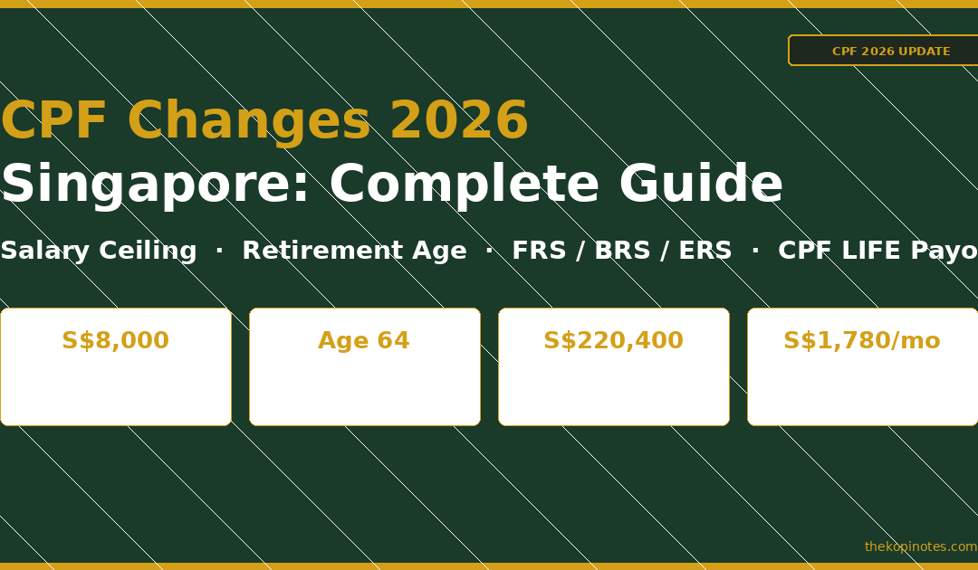 CPF Changes 2026 Singapore: Salary Ceiling, Retirement Age & What It Means For You — The Kopi Notes