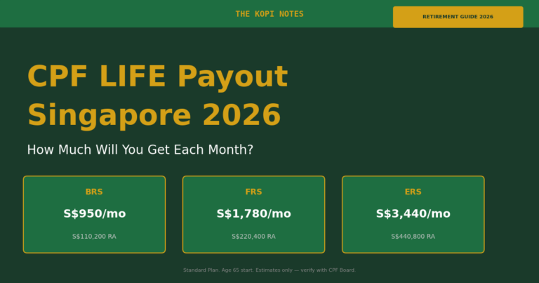 CPF LIFE Payout Singapore 2026: How Much Will You Get Each Month?