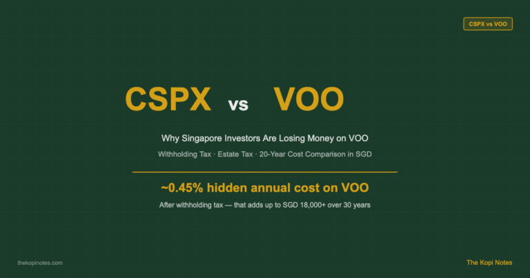 CSPX vs VOO: Why Singapore Investors Are Losing Money on VOO (2026)