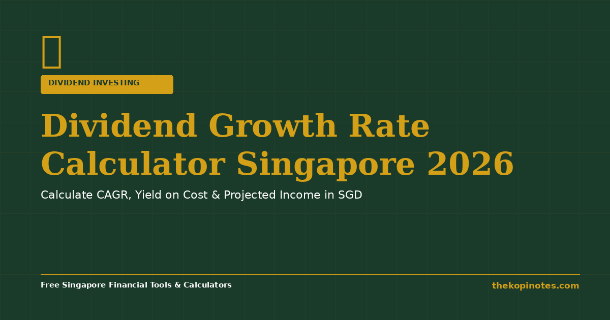 Dividend Growth Rate Calculator Singapore 2026