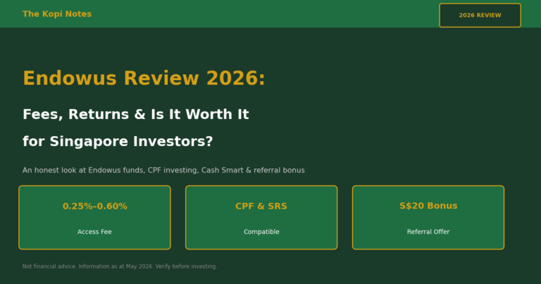 Endowus Review 2026: Fees, Returns & Is It Worth It for Singapore Investors?