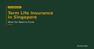 Term Life Insurance in Singapore: What You Need to Know