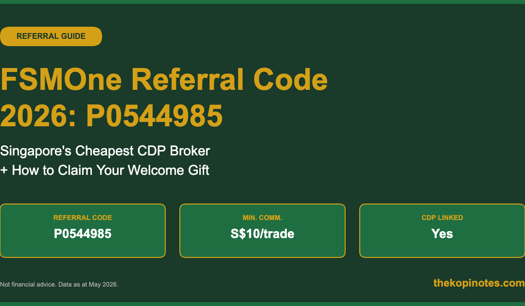 FSMOne Referral Code 2026 Singapore Guide