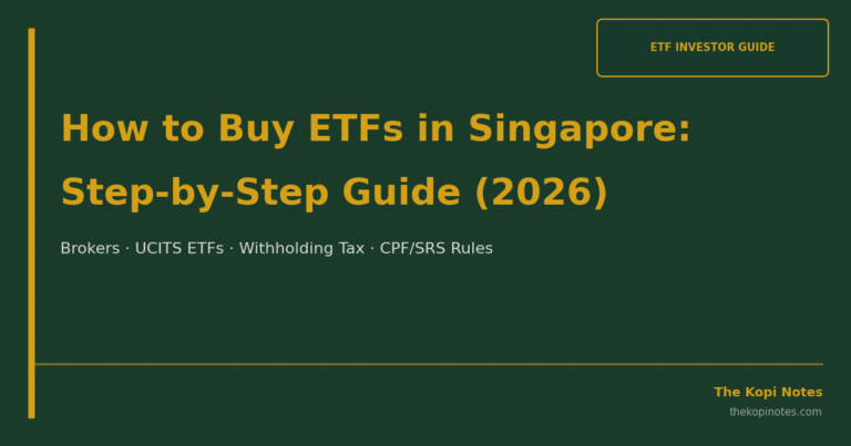 How to Buy ETFs in Singapore: Step-by-Step Guide (2026)