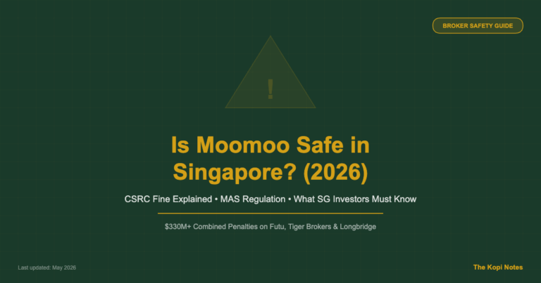 Is Moomoo Safe in Singapore? What the $330M Fine Means for Your Money (2026)