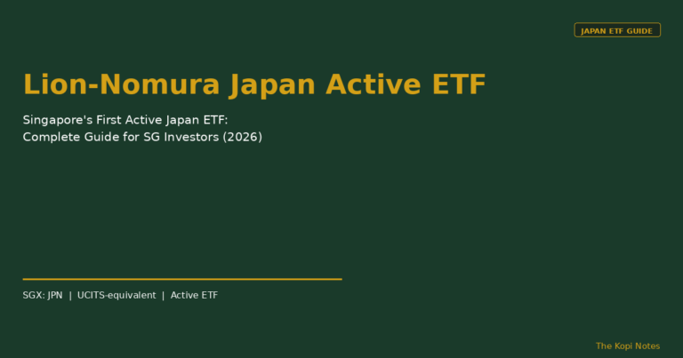 Lion-Nomura Japan Active ETF Singapore Guide (2026): SGX: JPN Review & How to Buy