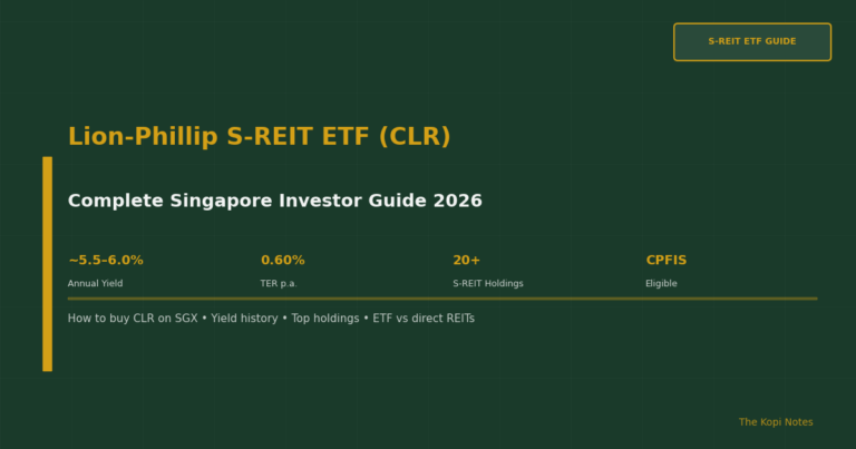 Lion-Phillip S-REIT ETF (CLR): Complete Singapore Guide 2026