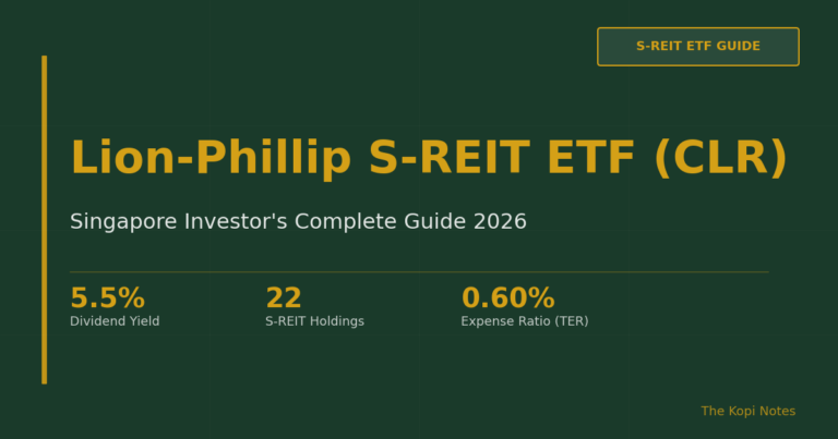 Lion-Phillip S-REIT ETF (CLR): Singapore Investor’s Complete Guide 2026