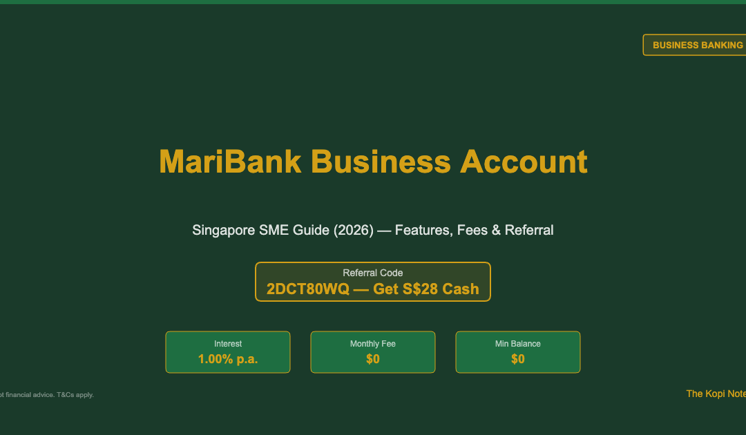 MariBank Business Account Review 2026: The Best Free SME Bank Account in Singapore?