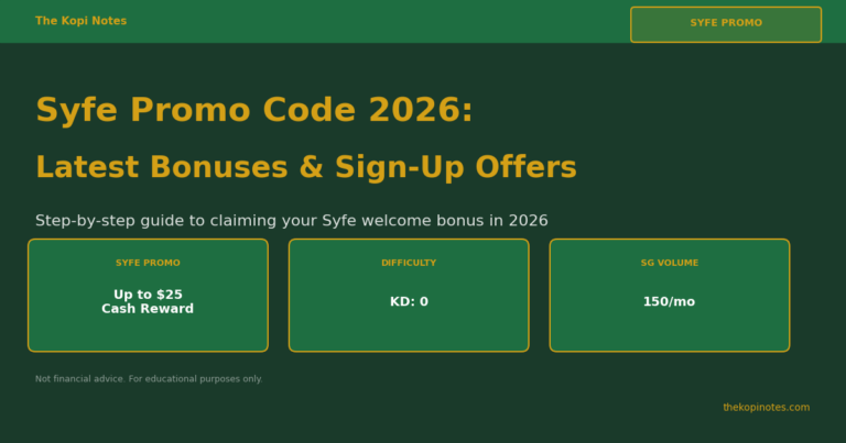 Syfe Promo Code 2026: Latest Bonuses & Sign-Up Offers for Singapore Investors