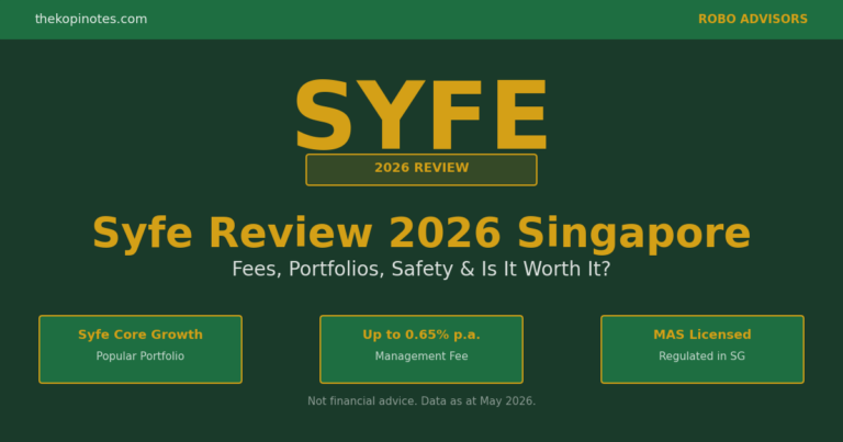 Syfe Review 2026 Singapore: Fees, Portfolios & Is It Worth It?