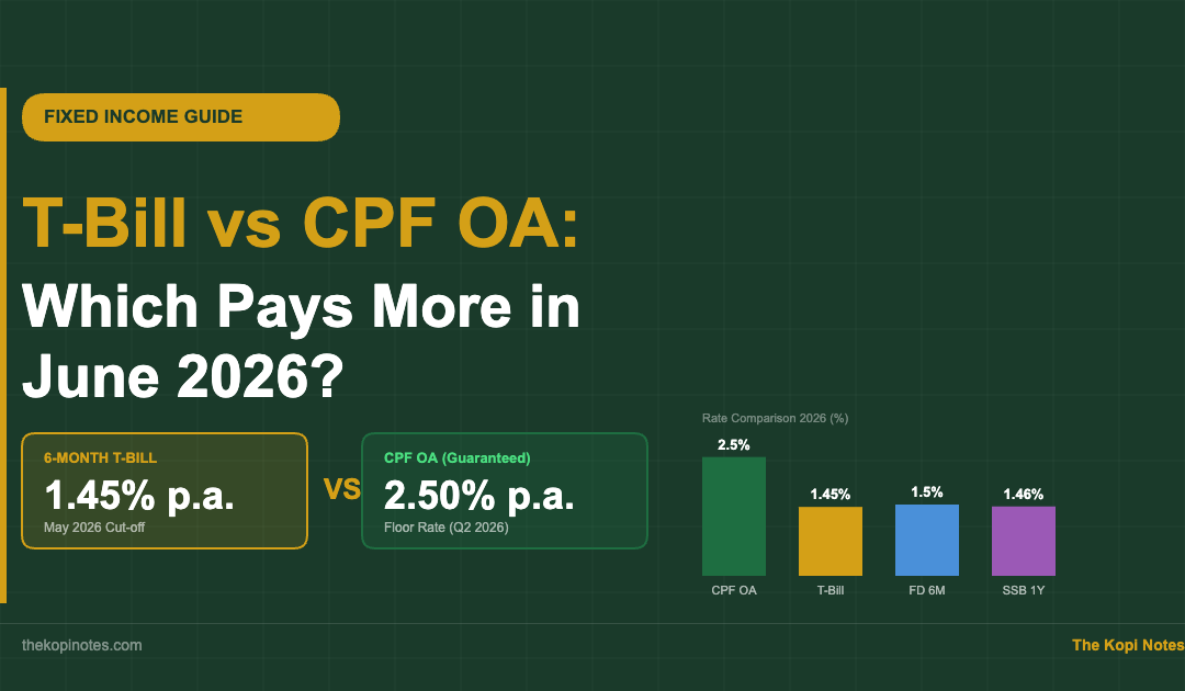 T-Bill vs CPF OA 2026: Which Pays More? Interest Rate Comparison Singapore