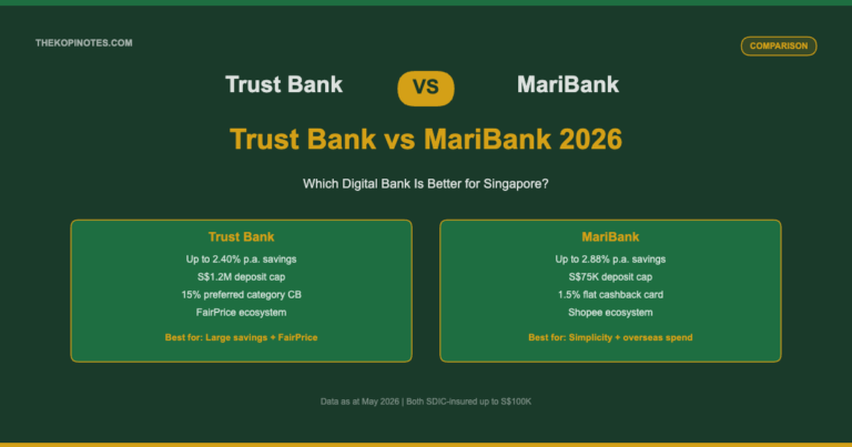 Trust Bank vs MariBank 2026: Which Digital Bank Is Better for Singapore?