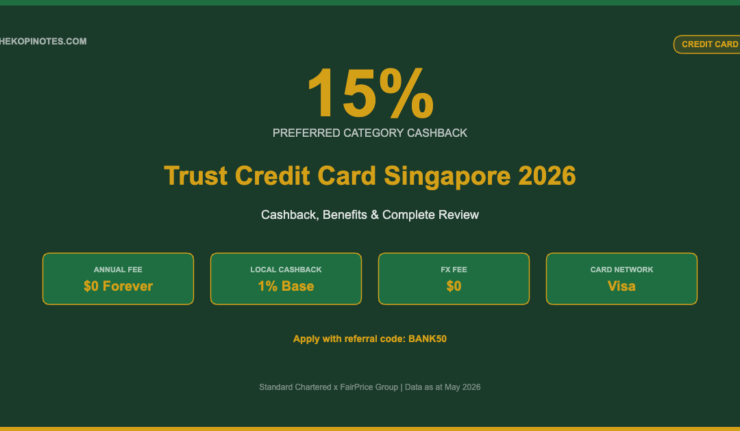 Trust Credit Card Singapore 2026: Cashback, Benefits & Complete Review