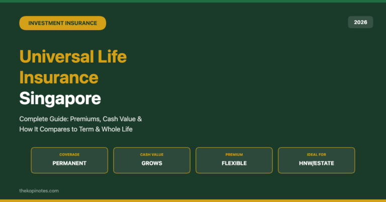 Universal Life Insurance Singapore 2026: Complete Guide to Premiums, Cash Value & Is It Worth It?