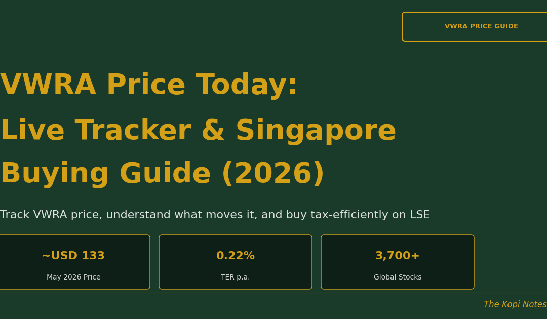VWRA Price Today: Live Tracker & Singapore Buying Guide (2026) — The Kopi Notes