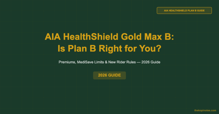 AIA HealthShield Gold Max B: Complete 2026 Guide (Plan B Explained)