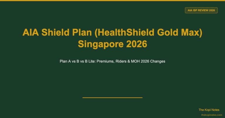 AIA Shield Plan (HealthShield Gold Max) Singapore 2026: Complete Review