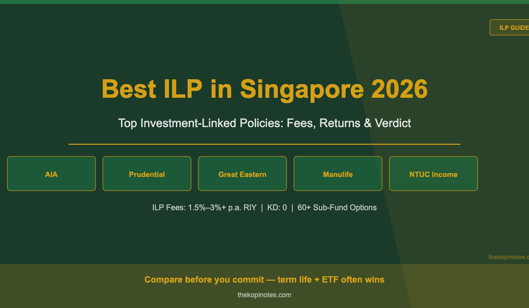 Best ILP in Singapore 2026: Top Investment-Linked Policies — The Kopi Notes