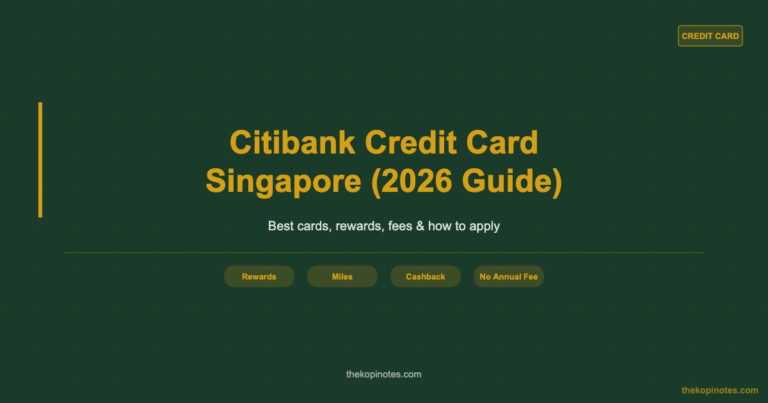 Citibank Credit Card Singapore: Best Cards, Rewards & How to Apply (2026)