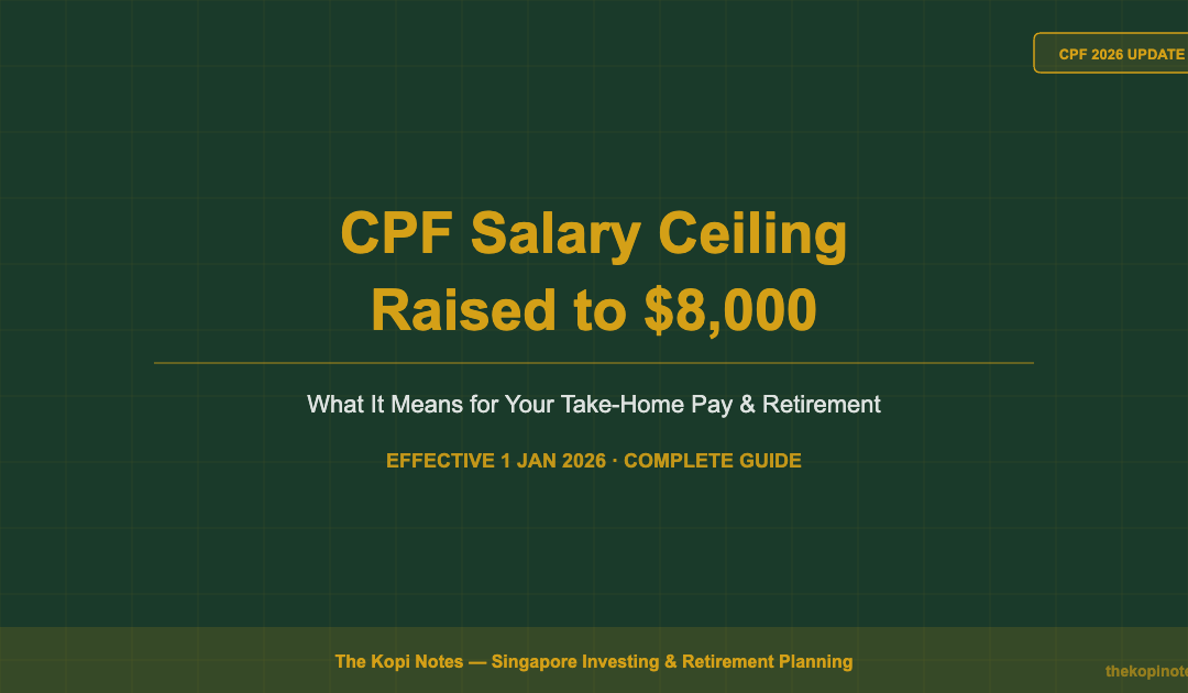 CPF Salary Ceiling $8,000: What It Means for Your Take-Home Pay & Retirement (2026) — The Kopi Notes