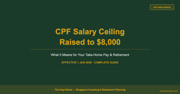 CPF Salary Ceiling $8,000: What It Means for Your Take-Home Pay & Retirement (2026)