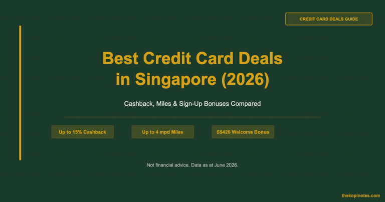 Best Credit Card Deals in Singapore (2026): Cashback, Miles & Sign-Up Bonuses