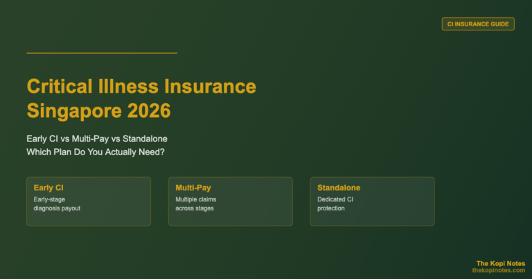 Critical Illness Insurance Singapore 2026: Early CI vs Multi-Pay vs Standalone — Which Plan Do You Actually Need?