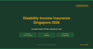 Disability Income Insurance Singapore 2026: Complete Guide to DI Plans, Benefits & Costs