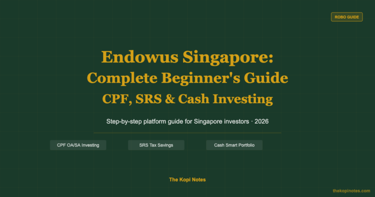 Endowus Singapore: Complete Beginner’s Guide to CPF, SRS & Cash Investing (2026)