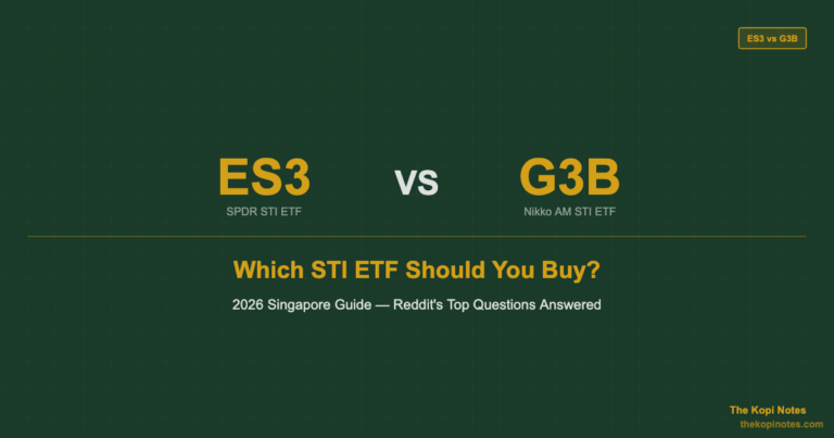 ES3 vs G3B: Which STI ETF Should You Buy? (2026 Guide — Reddit’s Top Questions Answered)
