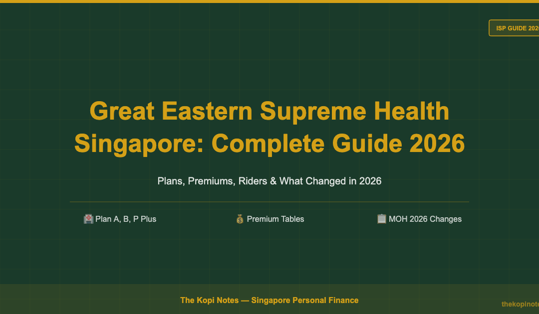 Great Eastern Supreme Health Singapore Complete Guide 2026 — The Kopi Notes
